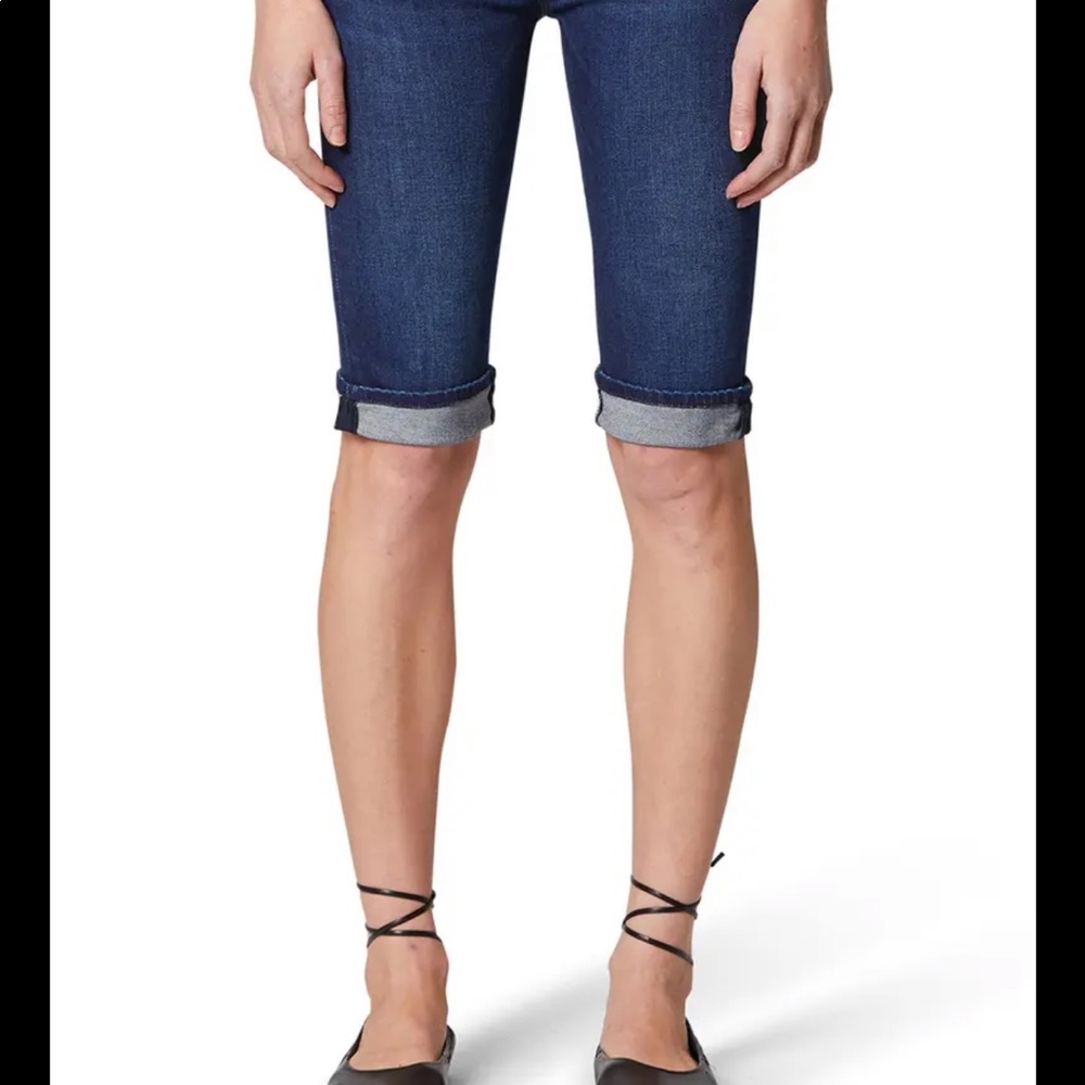 Hudson Cuffed Cropped Jeans Shorts Bramuda Size 29